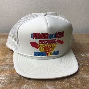 Vintage Funny Never Getting Lost Snapback Hat